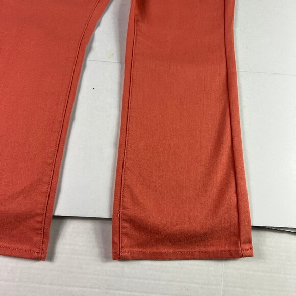 Not Your Daughters Jeans Women's 34x26* Billie Mini Boot Cut Orange Denim Tag 10 - Picture 3 of 16